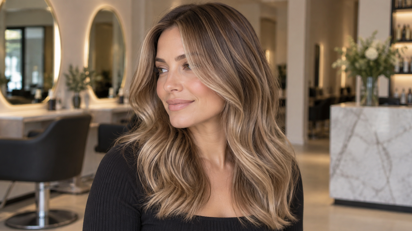 French Blending hair colour at FORD Salon in Kelowna